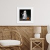 Stupell Industries Vintage Halloween Ghost & Pumpkin Framed Print Under Glass - 3 of 4