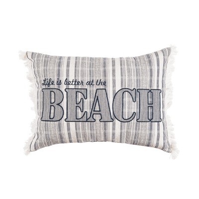 C&F Home 13" x 18" Beach Embroidered Throw Pillow