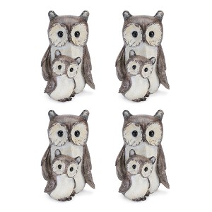 Melrose Woodland Owl (Set of 4) - 1 of 4