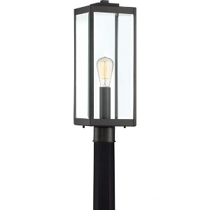 Quoizel Lighting Westover 1 - Light Post Light in  Earth Black - 1 of 1
