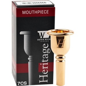 Denis Wick Heritage Trombone Mouthpiece Gold-Plated, 3180G-7CS - Medium Backbore for Balanced Airflow & Tone - 1 of 4