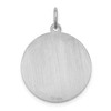 Black Bow Jewelry Sterling Silver Laser Etched Brittany Spaniel Dog Pendant, 19mm - 3 of 4