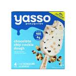 Yasso Frozen Greek Yogurt - Chocolate Chip Cookie Dough Bars - 4ct