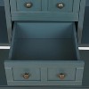 Gaomon Rattan Console Table with 2 Drawers, Entryway Table with Open Storage Shelf, Sofa Table with Double Doors - 4 of 4