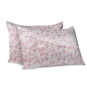 Morning Glamour Standard Satin Printed Pillowcase Set