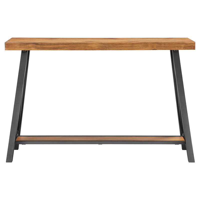 Lanshire Rustic Industrial Metal & Wood Entry Console Table - Inspire Q, 3 of 11