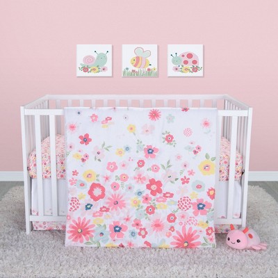 Sammy & Lou Floral Sprinkles Crib Bedding Set - 4pc