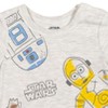 Star Wars The Mandalorian Yoda R2-D2 Chewbacca C-3PO Baby Romper and Bucket Sun Hat Newborn to Infant - 4 of 4