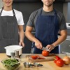 OPUX Chef Apron for Adults, Kitchen Textiles with Pockets, Large Unisex Canvas Wearable Cloth for Cooking Grilling BBQ Baking - 3 of 4