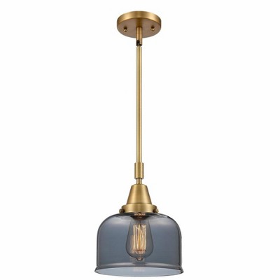 Bell - 1 Light Stem Hung Mini Pendant In Industrial Style-11.13 Inches Tall and 8 Inches Wide