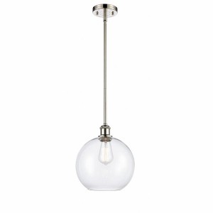 Athens - 1 Light Stem Hung Mini Pendant In Industrial Style-13 Inches Tall and 10 Inches Wide - 1 of 1