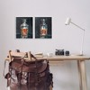 Stupell Industries Abstract Whiskey Decanters 2pc Framed Giclee Art Set, White, 11" x 14" - 2 of 4