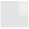 vidaXL High Gloss White Coffee Table - Lift-top Engineered Wood, Rectangular Modern Design, 40.2” x 21.9” x 20.7” Dimensions’ - 4 of 4