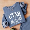 Simply Sage Market Utah Forest Scene Lightweight Garment Dyed Sweatshirt - 3 of 4