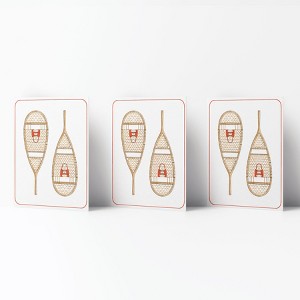 Everyday Greeting Card Pack (3ct) "Snow Shoes Weekender Society" by Ramus & Co - 1 of 4