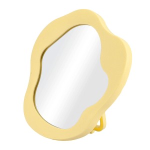 Unique Bargains Irregular Shape Desktop Cosmetic Mirror 1 Pc - 1 of 3