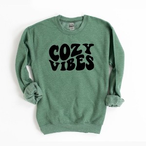 Simply Sage Market Women's Graphic Sweatshirt Cozy Vibes - 1 of 2