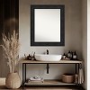 Amanti Art Luxe Non-Beveled Framed Bathroom Vanity Wall Mirror - 4 of 4
