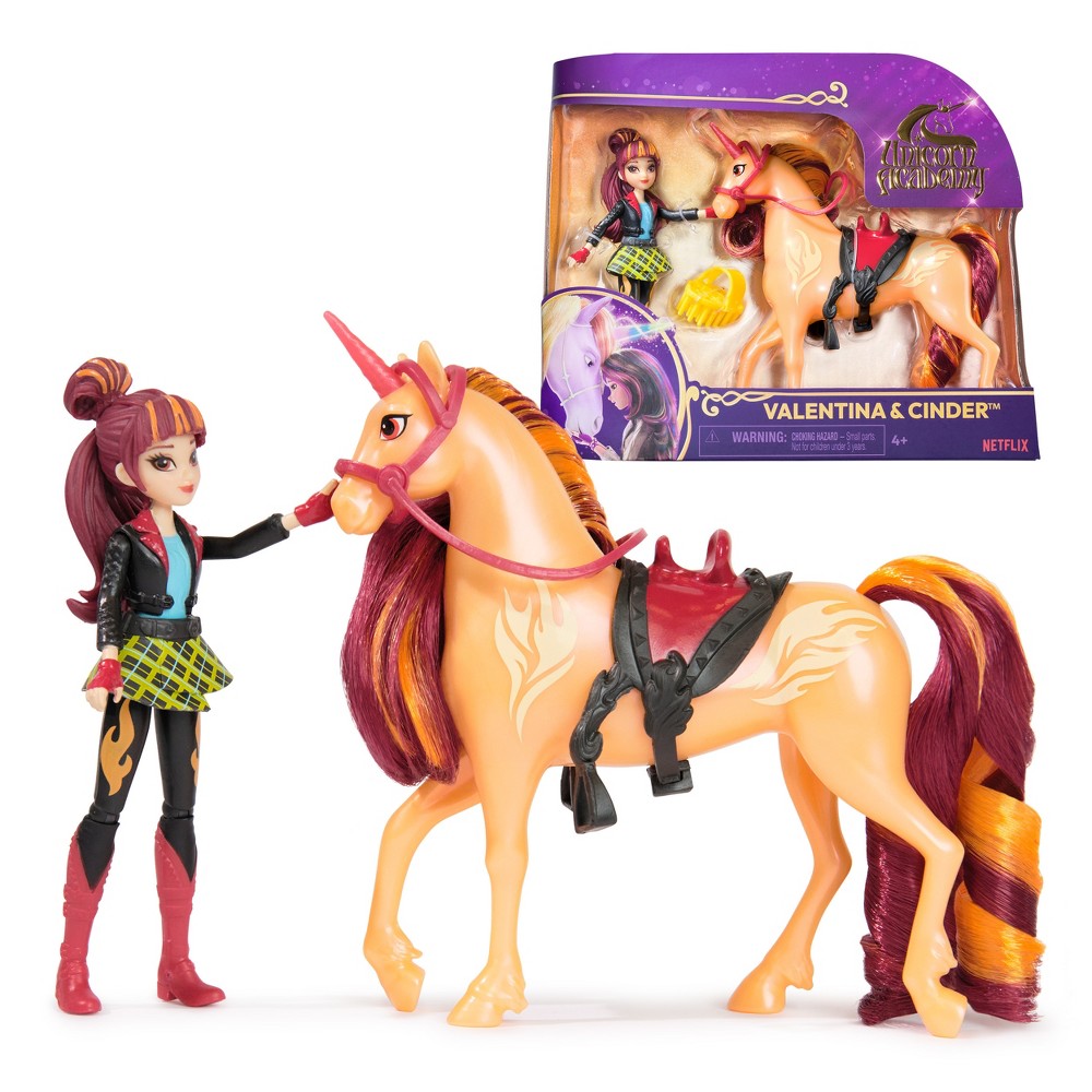 Photos - Doll Unicorn Academy, Valentina & Cinder Set