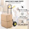 400 LBS Hand Truck Dolly with 10" Rubber Wheels & 35" - 45" Telescoping Handle & Foldable Toe Plate, Hand Truck Steel Trolley for Moving - 3 of 4