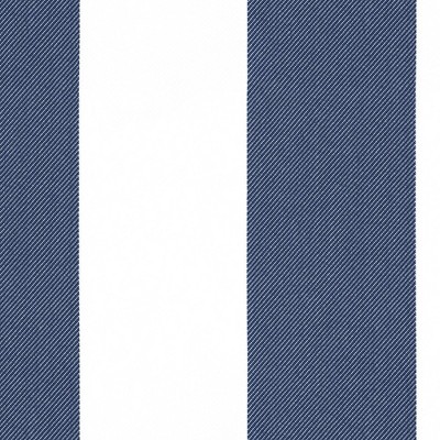Cabana Stripe Blue & White Polyester Outdoor Chaise Lounge Cushion