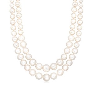 Ross-Simons 5-11mm Cultured Pearl 2-Strand Necklace With Sterling Silver - 1 of 4