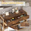Console Table with Drawers, Entryway Table, Behind Couch Table with Open Storage Shelf, Narrow Long Sofa Table - 4 of 4