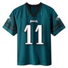 NFL Philadelphia Eagles Boys' Short Sleeve Brown Jersey - image 2 of 3