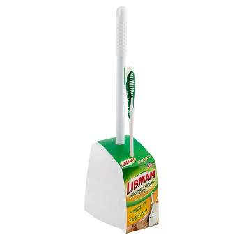 Libman 5.5 in. W Hard Bristle 14 in. Plastic/Rubber Handle Brush and Caddy