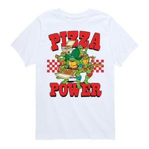 Boys' - Teenage Mutant Ninja Turtles - Group Pizza Power Short Sleeve Graphic T-Shirt - 1 of 4
