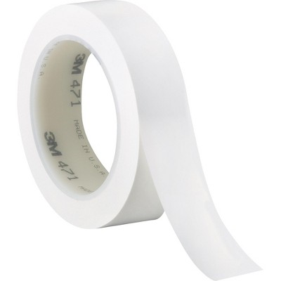 Staples 3M #471 Solid Vinyl Tape Yellow 1" x 36 yds. 6/Pack 888519435526