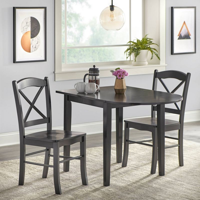 3pc Tiffany Extendable Dining Table Set - Buylateral, 4 of 13