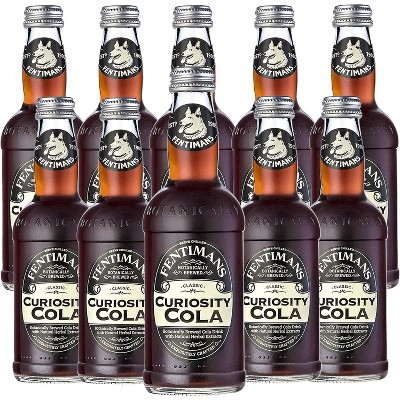 Fentimans Botanically Brewed Curiosity Cola Sparkling Soda, 10 Pack, 9.3 fl oz Bottles – Premium Craft Soda/Mixer for Cocktails & Refreshing Drinks