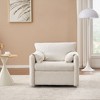 NicBex Modern Plush Chenille Single Sofa Couch with Pillows,Upholstered Ergonomic Reading Sofa Chair for Living Room,Bedroom - 2 of 4