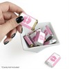 Big Dot of Happiness Baby Feet Pink - Mini Candy Bar Wrapper Stickers - Girl Baby Shower Small Favors - 40 Count - 2 of 4