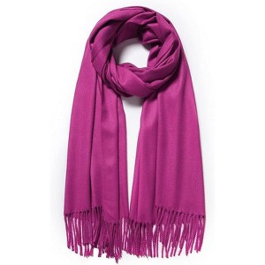 MSDC Women's Pashmina Shawl Wrap for Evening Dress Bridesmaid Wedding Bridal Winter Warm Large Soft scarf - 1 of 4