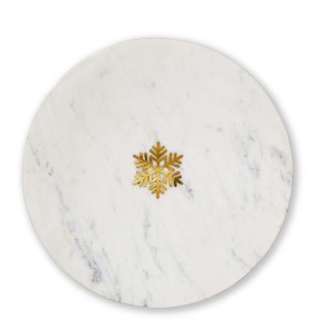TAG Snowflake Marble Serving Board - 1 of 2
