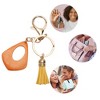 Unique Bargains Water Droplet Handbag Charm Orange Gold Tone 1 Pc - 3 of 4
