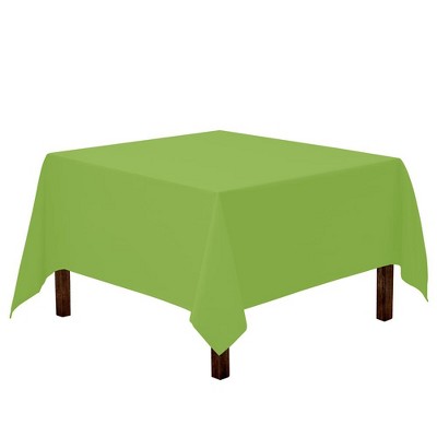 Gee Di Moda Square Tablecloth - Heavy Duty Washable Polyester - For Square or Round Tables