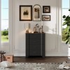 Farmhouse 4 Drawers Dresser for Bedroom, Wide Black Dresser - 4 of 4
