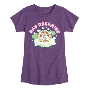 Girls' - Disney - Day Dreaming Sheep Fitted Short Sleeve Graphic T-Shirt - 1 of 4