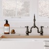 Sweet Water Decor Amber Glass White Text Label Hand Soap Dispenser - 16oz - 3 of 3