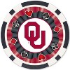 MasterPieces Casino Style 100 Piece Poker Chip Set - NCAA Oklahoma Sooners - 3 of 4