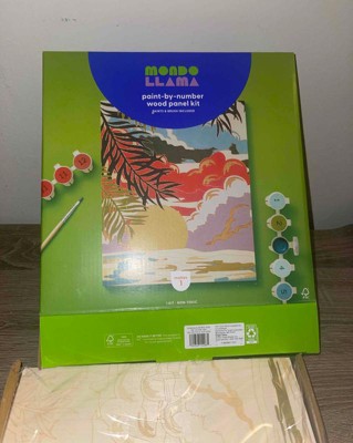 4pk Paint-By-Number Canvas Board Kit Jungle - Mondo Llama™
