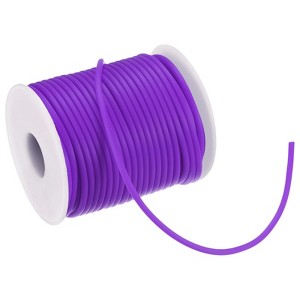 Unique Bargains Hollow Pipe Tubing Rubber Cord Silicone Stretchy Durable Elastic Beading Cord 1 Pc - 1 of 4