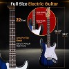 Pyle 6-String ST Style Electric Guitar Kit with 5W Amplifier, Gig Bag, and Accessories - 3 of 4