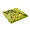 The Grinch Perfectly Grinchy 9" x 9" Green Canvas Wall  Art Decor - 3 of 4