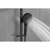 PAGED Wall Mounted Shower Head Rain Shower Head with Hand Shower, 12 Inch Shower Head and Tub Spout for Bathroom, Locker Room - 4 of 4