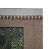 White Wood Bead 5x7 Inch Wood Decorative Picture Frame - Foreside Home & Garden - 2 of 4