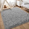 5' x 8' Soft Fluffy High Pile Area Rug for Living Room Bedroom Decorative Area Rug, - 2 of 4